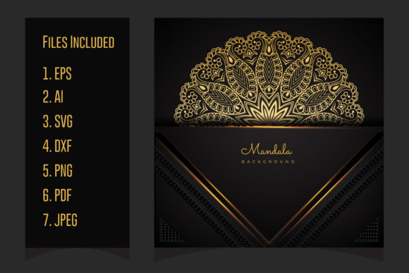 Download Luxury Golden Mandala Arabesque Design - Golden Collection