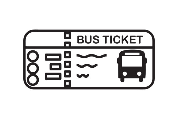 Download Travel Icon Hotel Ticket Black Line Art - Black Collection