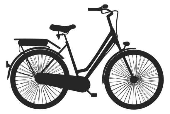 Download Mountain Bike Black Silhouette. Active L - Black Collection