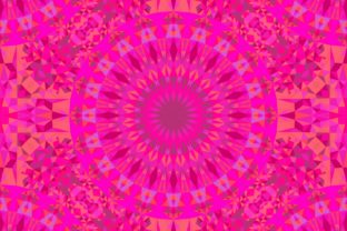 Download Pink Seamless Triangle Mandala Pattern - Mandala Collection