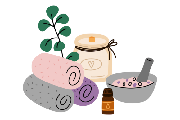 Download Spa Salon Elements. Aromatherapy and Mas - Premium Resources