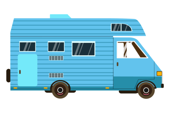 Download Camper Car Cartoon Vehicle. Motor Home L - Vehicle Collection