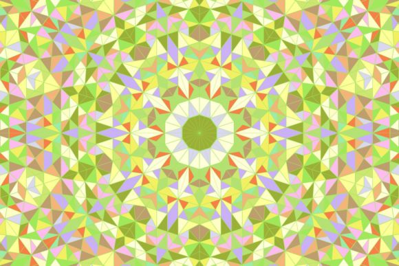 Download Radial Pattern Mosaic Mandala Background - Mandala Collection