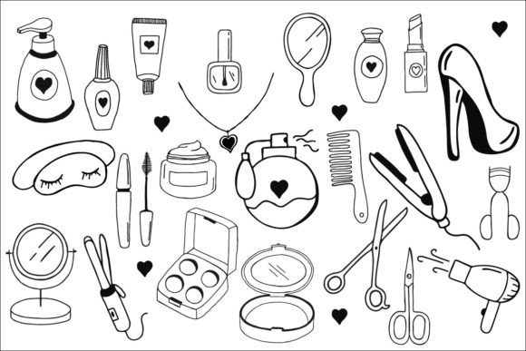 Download 23 Illustrations About Cosmetics - Illustrations Collection