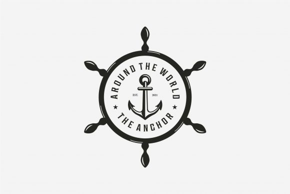 Download Emblem Anchor Cruise Vintage Retro Logo - Vintage Collection